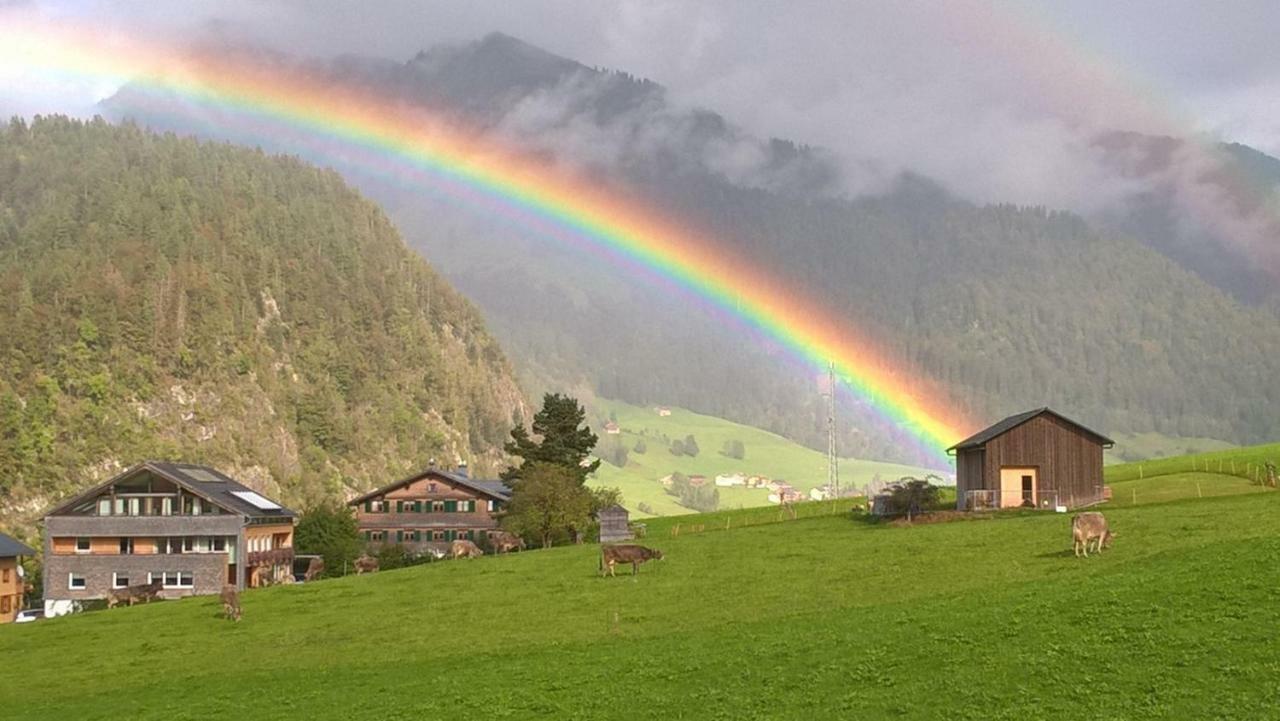Gaestehaus Pfandl Au (Vorarlberg) ภายนอก รูปภาพ